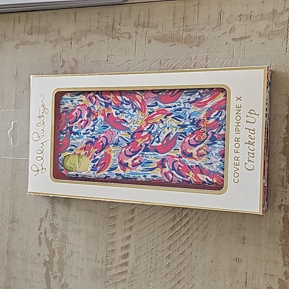 Lilly Pulitzer Cracked Up Lobster iPhone X Case
